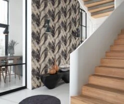 Vliestapete Pflanzen Blätter Anthrazit 520071 Rasch -Dekor Verkauf Vliestapete Pflanzen Blaetter Anthrazit 520071 rasch 63212875