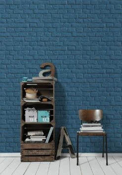 Vliestapete Steinmauer Blau 36912-3 8 Vliestapete Steinmauer Blau 36912-3 -Dekor Verkauf Vliestapete Stein Mauer blau 36912 3 191312