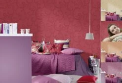 Vliestapete Ranken Weiss Patent Decor 3D 9431 -Dekor Verkauf Vliestapete ueberstreichbar Ranken weiss Patent De